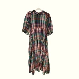 Natural Life flannel midi dress XL